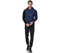 Kontrast Grobstrick Kapuzenpullover 2XL