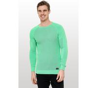 Strickpullover RUSTY NEAL, Herren, Gr. XXL, grün, 50% Polyacryl, 50% Baumwolle, unifarben, normal, Rundhals, Pullover Strickpullover, mit modernem Rundhalsausschnitt (74605945-XXL) grün