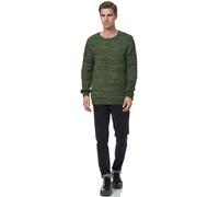 Strickpullover RUSTY NEAL, Herren, Gr. XXL, grün, 70% Polyacryl, 30% Baumwolle, unifarben, normal, Rundhals, Pullover Strickpullover, im modischen Strick-Design (11140701-XXL) grün