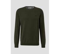 s.Oliver Baumwollpullover mit Logo-Stickerei