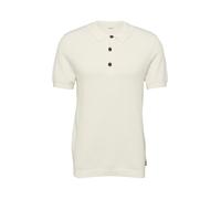 Strukturiertes Strick-Poloshirt S creme 2175900.0200.S