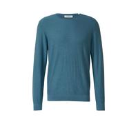 Strickpullover mit Flammgarnstruktur und Rollkante S petrol 2178506.6244.S