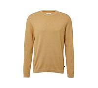 Fein gestreifter Pullover mit Crew Neck und abgesetzten Bündchen S gelb|weiß 2172260.16G1.S