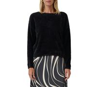 s.Oliver Flauschiger Pullover mit U-Boot-Ausschnitt