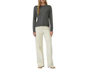 Strickpullover S.OLIVER, Damen, Gr. 34, grau (dunkelgrau), Obermaterial: 72% Viskose, 28% Polyester, unifarben, regular fit taillenbedeckt, ohne Ausschnitt, Rippbündchen, Pullover Strickpullover, mit