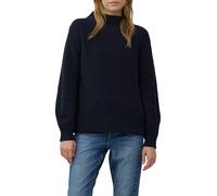 s.Oliver Strickpullover mit weitem Arm und Turtleneck Blau Größe 40
