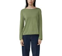 s.Oliver Red Label - Feinstrickpullover mit Rollkanten grün - Gr. - 40