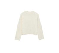 Strickpullover S.OLIVER, Damen, Gr. 46, light beige melange, Strick, Obermaterial: 57% Polyacryl, 31% Polyester, 9% Wolle, 3% Elasthan, unifarben, normal hüftbedeckend, Rundhals, Bündchen, Pullover St