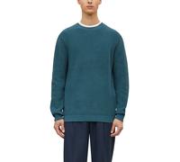 Strickpullover S.OLIVER, Herren, Gr. 3XL, blau, Pullover Strickpullover, Langarmpullover mit Rundhals / Baumwolle (43060357-XXXL) blau