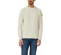 Baumwollpullover mit Raglanärmeln und Logo-Patch M creme 2169512.9000.M
