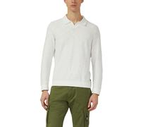 Baumwoll-Strickpolo mit Flammgarnstruktur S creme 2177501.0200.S