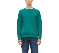 Gerippter Flammgarn-Pullover im Modern Fit XL grün 2182793.7947.XL
