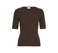 Strickpullover SAINT TROPEZ "Strickpullover SigridaSZ", Damen, Gr. S, braun (chocolate braun), Obermaterial: 72% Viskose LENZING ECOVERO CV LenzEcov. 28% Polyamid PA., Pullover Strickpullover (8223190