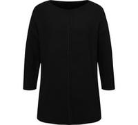 Strickpullover HEINE "Oversized Pullover", Damen, Gr. 34, schwarz, 100% Baumwolle, unifarben, Pullover Strickpullover (26965345-34) schwarz