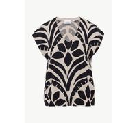 Strickpullover schwarz|beige L