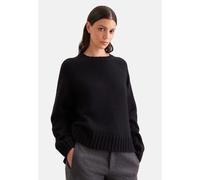 Strickpullover SEIDENSTICKER, Damen, Gr. L, schwarz, Pullover Strickpullover, 1/1 Rundhals Uni (57518561-L) schwarz