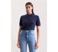 Strickpullover SEIDENSTICKER, Damen, Gr. S, dunkelblau, 90% Wolle, 10% Seide, regular fit, Pullover Strickpullover, Polo (73131051-S) dunkelblau