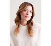 Strickpullover SEIDENSTICKER, Damen, Gr. S, sanftes weiß, 33% Wolle, 33% Angora, 28% Polyamid, 6% Elasthan, oversize, Pullover, Sweater (95895640-S) sanftes weiß