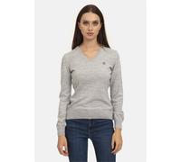 Strickpullover SIR RAYMOND TAILOR "Verty", Damen, Gr. XL, grau, 100% Polyacryl, unifarben, normal, V-Ausschnitt, Pullover Strickpullover, mit klassischem V-Ausschnitt (68611830-XL) grau