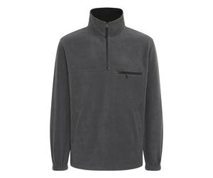 Strickpullover SOLID "Strickjacke SDMatzo", Herren, Gr. M, grau (forged iron), Obermaterial: 100% Polyester PES., Pullover Strickpullover (88077668-M) forged iron