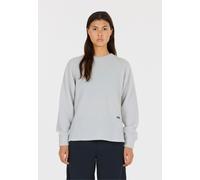 Strickpullover SOS "Aneto", Damen, Gr. L, grau, 100% Wolle, unifarben, kurz, Rundhals, Pullover Strickpullover, aus hochwertiger Merinowolle (16698160-L) grau