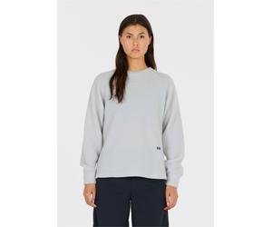 Strickpullover SOS "Aneto", Damen, Gr. XL, grau, 100% Wolle, unifarben, kurz, Rundhals, Pullover Strickpullover, aus hochwertiger Merinowolle (16698160-XL) grau