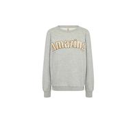 Strickpullover SOYACONCEPT "Soya Concept Sweater SC-ANGELIN", Damen, Gr. XXL, 99110 lt grau melange, Obermaterial: 60% Baumwolle, 40% Polyester, Pullover Strickpullover (47541814-XXL) 99110 lt grau me