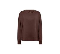 Strickpullover SOYACONCEPT "Soya Concept Sweater SC_BANU", Damen, Gr. S, 8694 hot fudge, Obermaterial: 48% Modal, 48% Polyester, 4% Elasthan, Pullover Strickpullover (25734846-S) 8694 hot fudge