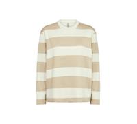 Strickpullover SOYACONCEPT "Soya Concept Sweater SC-BARNI", Damen, Gr. S, 8008c sand combi, Obermaterial: 48% Modal, 48% Polyester, 4% Elasthan, Pullover Strickpullover (42683363-S) 8008c sand combi