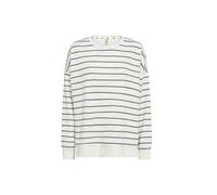 Strickpullover SOYACONCEPT "Soya Concept Sweater SC_BARNI", Damen, Gr. XS, 1620c cream combi, Obermaterial: 48% Lyocell, 48% Polyester, 4% Elasthan, Pullover Strickpullover (13632619-XS) 1620c cream c