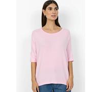 Strickpullover SOYACONCEPT "Soya Concept Sweater SC", Damen, Gr. L, rosa (94120 rose mel), Obermaterial: 74% Viskose, 21% Polyester, 5% Elasthan, Pullover Strickpullover (71744553-L) 94120 rose mel