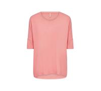 Strickpullover SOYACONCEPT "Soya Concept Sweater SC", Damen, Gr. M, 94390 rapture rose melange, Obermaterial: 74% Viskose, 21% Polyester, 5% Elasthan, Pullover Strickpullover (75765358-M) 94390 raptur