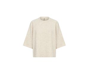 Strickpullover SOYACONCEPT "Soya Concept Sweater SC_ORLEAN", Damen, Gr. L, 91620 cream melange, Obermaterial: 74% Polyacryl, 24% Polyester, 2% Elasthan, Pullover Strickpullover (70372645-L) 91620 crea