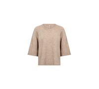 Strickpullover SOYACONCEPT "Soya Concept Sweater SC_ORLEAN", Damen, Gr. XL, 98008 sand melange, Obermaterial: 74% Polyacryl, 24% Polyester, 2% Elasthan, Pullover (31185031-XL) 98008 sand melange