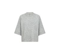 Soyaconcept Strickpullover mit 1/2-Arm Modell 'ORLEAN' in Hellgrau Melange, Größe L