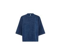 Strickpullover SOYACONCEPT "Soya Concept Sweater SC_ORLEAN", Damen, Gr. XS, 96832 estate blau melange, Obermaterial: 74% Polyacryl, 24% Polyester, 2% Elasthan, Pullover Strickpullover (36508352-XS) 96