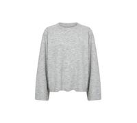 Strickpullover SOYACONCEPT "Soya Concept Sweater SC_ORLEAN", Damen, Gr. XS, 99110 lt grau melange, Obermaterial: 74% Polyacryl, 24% Polyester, 2% Elasthan, Pullover Strickpullover (63023842-XS) 99110 