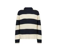 Strickpullover SOYACONCEPT "Soya Concept Sweater SC-REMONE", Damen, Gr. XL, 6910c navy combi, Obermaterial: 60% Baumwolle, 40% Polyacryl, Pullover Strickpullover (31855812-XL) 6910c navy combi