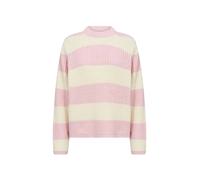 Strickpullover SOYACONCEPT "Soya Concept Sweater SC-REMONE", Damen, Gr. XXL, 4120c rose combi, Obermaterial: 60% Baumwolle, 40% Polyacryl, Pullover Strickpullover (27193664-XXL) 4120c rose combi