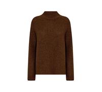 Strickpullover SOYACONCEPT "Soya Concept Sweater SC-TORINO 8", Damen, Gr. XXL, 98810 braun melange, Obermaterial: 76% Polyester, 21% Polyacryl, 3% Elasthan, Pullover Strickpullover (66962609-XXL) 9881