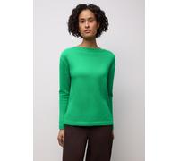 Strickpullover STREET ONE, Damen, Gr. 34, arcadia grün, Stoff, 30% Polyester, 29% Polyacryl, 21% Viskose, 20% Nylon, unifarben, comfort fit normal, U-Boot-Ausschnitt, Bündchen, Pullover Strickpullover