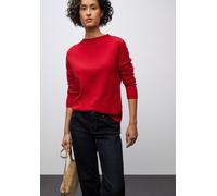 Street One Damen 3015492 Pullover Mit Rollkante, Racing Red, 36 EU