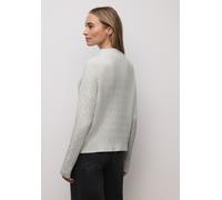 Pullover mit Strukturmix Grau 42