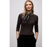 Pullover mit Rippstruktur Violett 42