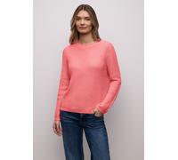 Street One Pullover mit Knopfdetail Striking Coral Mel. 42