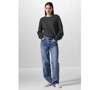 Street One Studio Damen F303112 Sweater Mit Struktur, Gravel Grey Mel., 36 EU