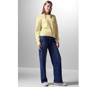 Street One Studio Damen F303112 Sweater Mit Struktur, Bond Yellow Mel., 42 EU