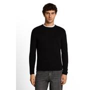 Strickpullover TOM TAILOR DENIM, Herren, Gr. XXL, schwarz, Strick, Obermaterial: 100% Baumwolle, Rundhals, Pullover Strickpullover (51001045-XXL) schwarz