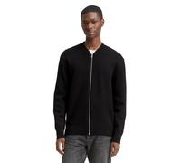 Strickpullover TOM TAILOR DENIM, Herren, Gr. XXL, schwarz, Strick, Obermaterial: 52% Viskose, 27% Polyester, 21% Polyamid, unifarben, regular fit normal, ohne Ausschnitt, Rippbündchen, Pullover Strick