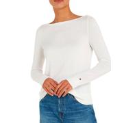 CO JERSEY STITCH BOAT-NK SWEATER Weiß XS